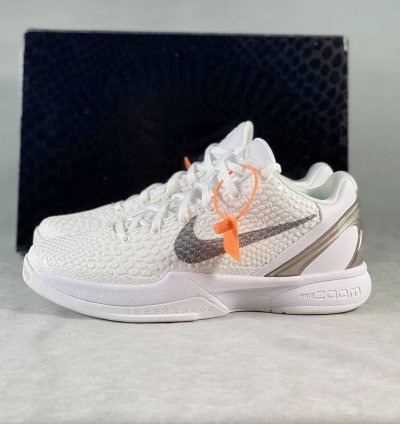 Nike Zoom Kobe 6 Protro TB China ' White Grey Metallic ' S96904-100