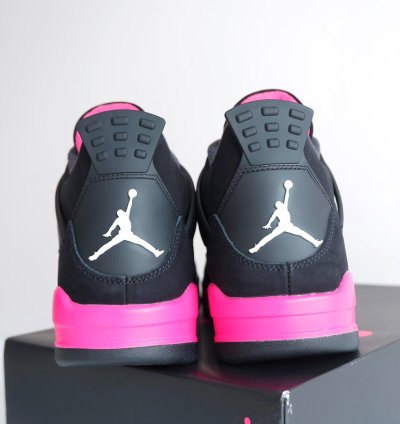 Jordan 4 ' Pink Thunder ' Sport Sneaker