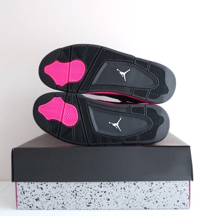 Jordan 4 ' Pink Thunder ' Sport Sneaker