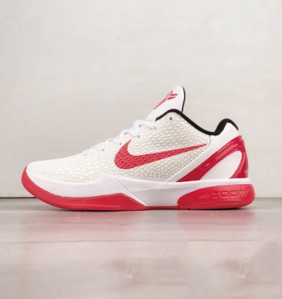 Nike Kobe 6 Protro BHM White Red
