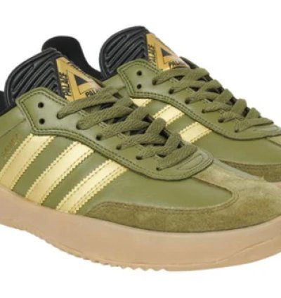 adidas Palace Puig Samba Olive Gold - HQ6100
