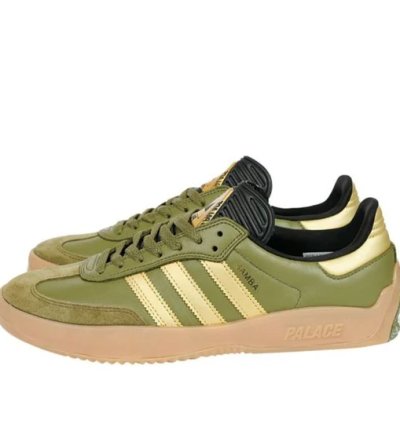 adidas Palace Puig Samba Olive Gold - HQ6100