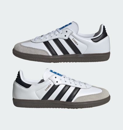 Grade School Samba OG J White Black Gum - IE3675