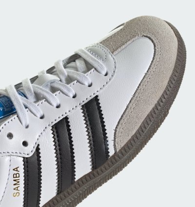 Grade School Samba OG J White Black Gum - IE3675