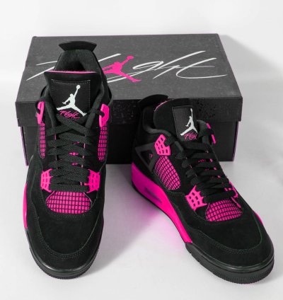Nike Air Jordan 4 " Pink Thunder " Sneakers