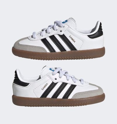 Toddler shoes adidas Samba OG White Black Gum - GZ8347