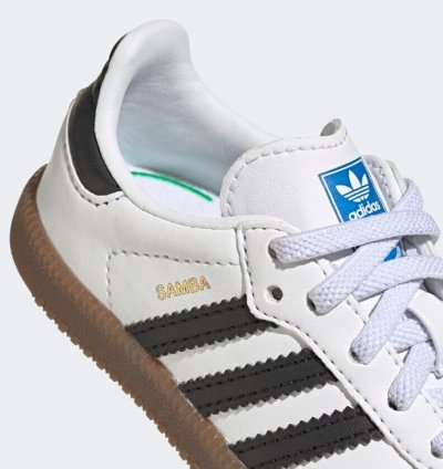 Toddler shoes adidas Samba OG White Black Gum - GZ8347