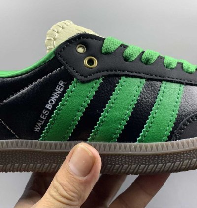 adidas Wales Bonner Samba Black Green - S42590