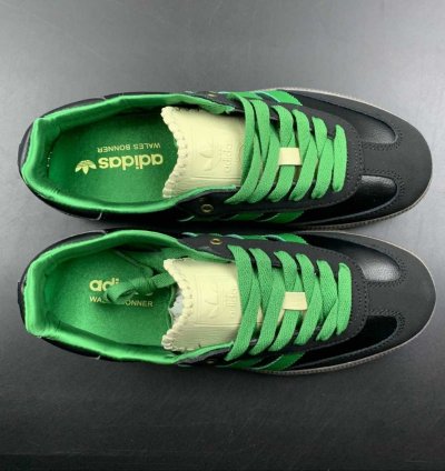 adidas Wales Bonner Samba Black Green - S42590