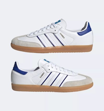 adidas Samba White Lucid Blue - IG2339