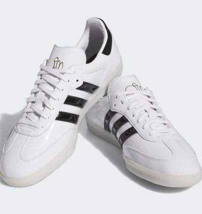 adidas Jason Dill Samba White Black - IE5158