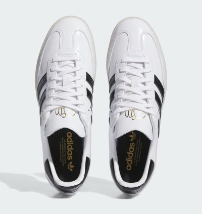 adidas Jason Dill Samba White Black - IE5158