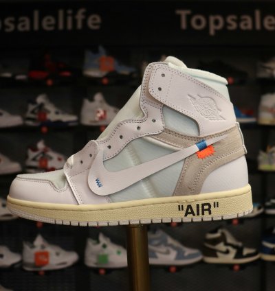 Nike Air Jordan 1 Retro High Off-White Euro AQ0818-100