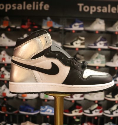 Nike Air Jordan 1 Retro High Silver Toe CD0461-001