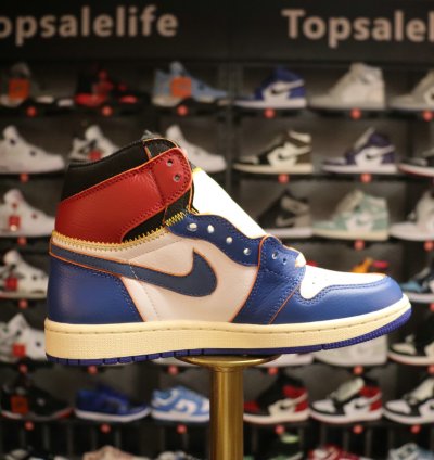 Nike Air Jordan 1 Retro High Union Los Angeles Storm Blue BV1300-146