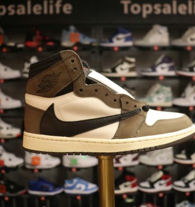 Travis Scott x Air Jordan 1 Retro High OG 'Mocha' CD4487-100