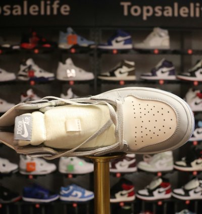 Dior x Air Jordan 1 High OG 'White Wolf Grey' CN8607-002