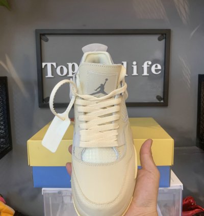Jordan 4 Retro Off-White Sail (Women's) CV9388-100