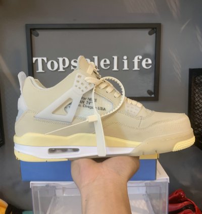 Jordan 4 Retro Off-White Sail (Women's) CV9388-100