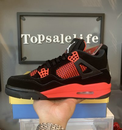 Jordan 4 Retro Red Thunder (GS) 408452-016