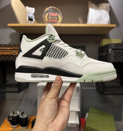 Jordan 4 Retro Seafoam (Women's) AQ9129-103