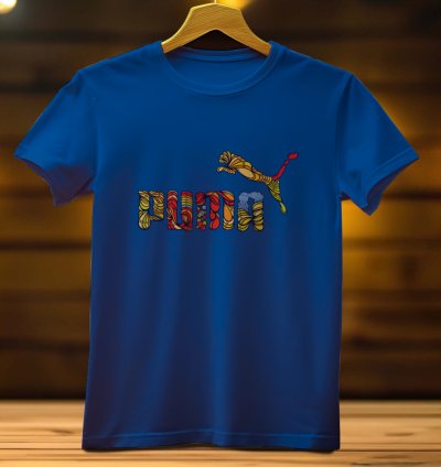 Puma Logo Funny Mens Tshirt Size USA