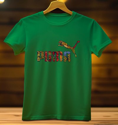 Puma Logo Funny Mens Tshirt Size USA