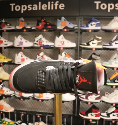 Jordan 4 Retro Bred (2019) (GS) 408452-060