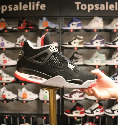 Jordan 4 Retro Bred (2019) (GS) 408452-060
