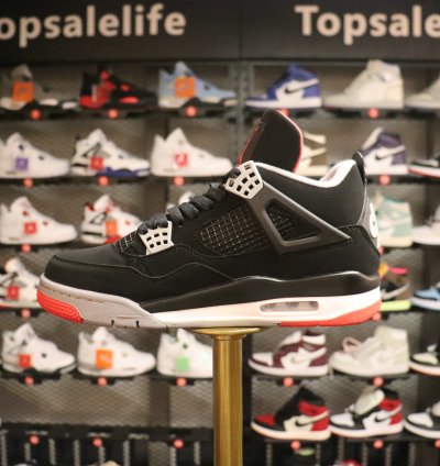 Jordan 4 Retro Bred (2019) (GS) 408452-060