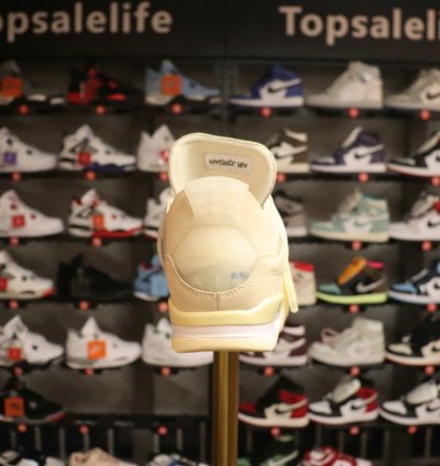Jordan 4 Retro Off-White Sail (Women's) CV9388-100