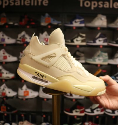 Jordan 4 Retro Off-White Sail (Women's) CV9388-100