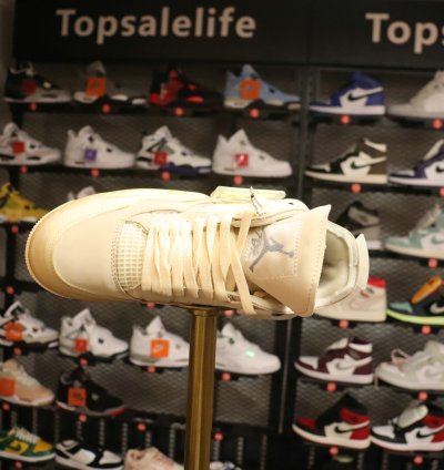 Jordan 4 Retro Off-White Sail (Women's) CV9388-100