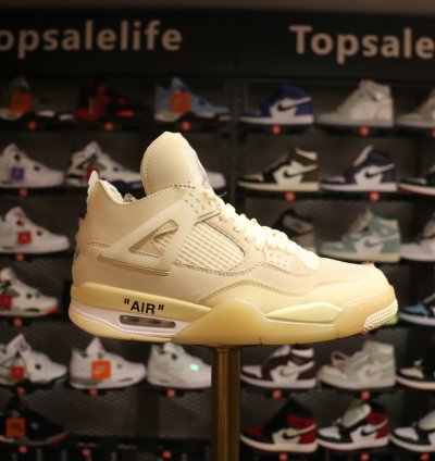 Jordan 4 Retro Off-White Sail (Women's) CV9388-100