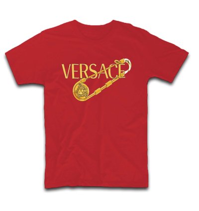 Versace Pin Logo T-Shirt USA