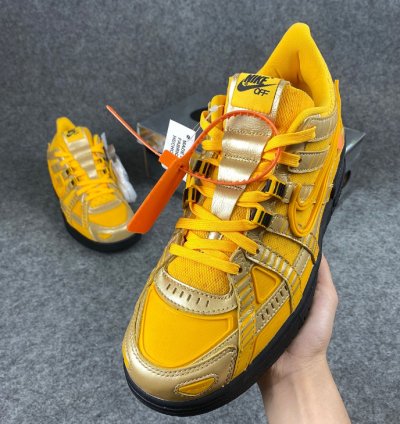 Nike Air Rubber Dunk Off-White University Gold