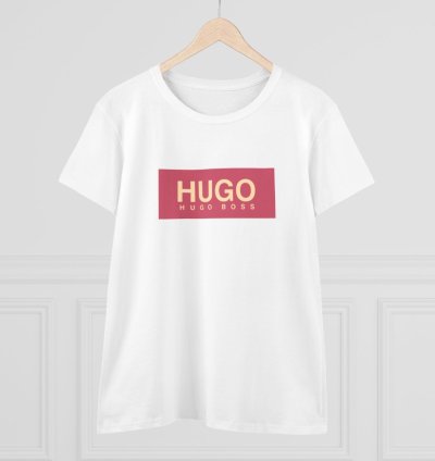 T Shirt Hugo Boss Women Tee White Size USA