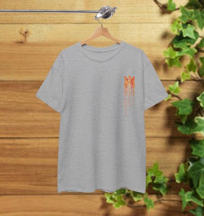Amiri MA Core Paint Drip T-Shirt Sport Grey Shirt USA Size