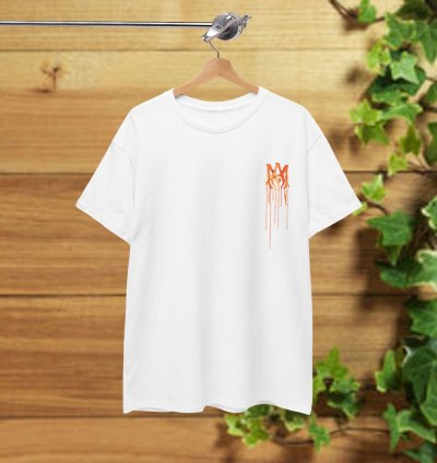 Amiri MA Core Paint Drip T-Shirt White Shirt USA Size