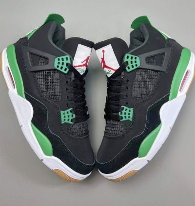 Jordan 4 " Alternate Black Green "