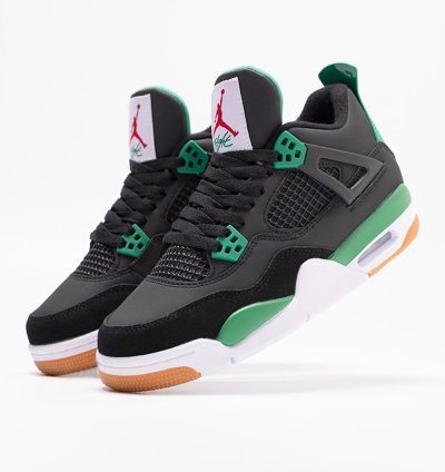Jordan 4 " Alternate Black Green "
