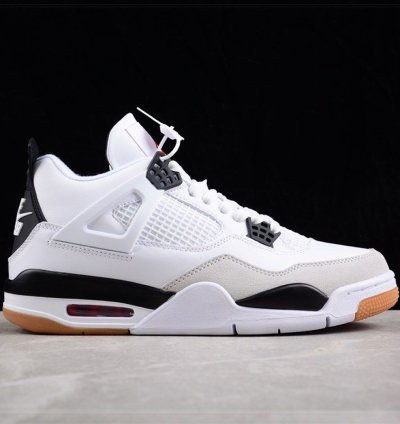 Nike SB x Air Jordan 4 Military White Black