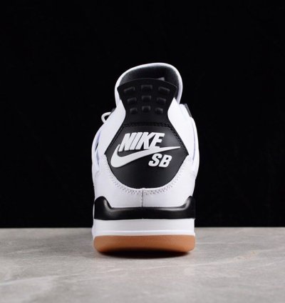 Nike SB x Air Jordan 4 Military White Black