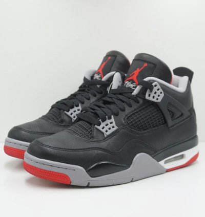 Jordan 4 Retro ' Bred Reimagined ' Sneakers
