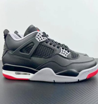 Jordan 4 Retro ' Bred Reimagined ' Sneakers