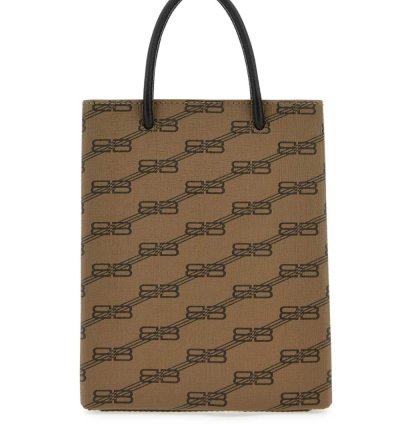 Balenciaga BB Monogram Print Tote Bag