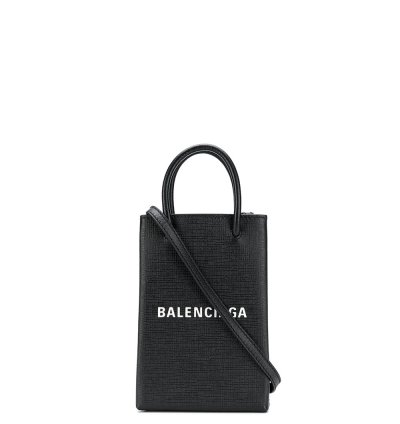 Balenciaga Mini Shopping Phone Pouch
