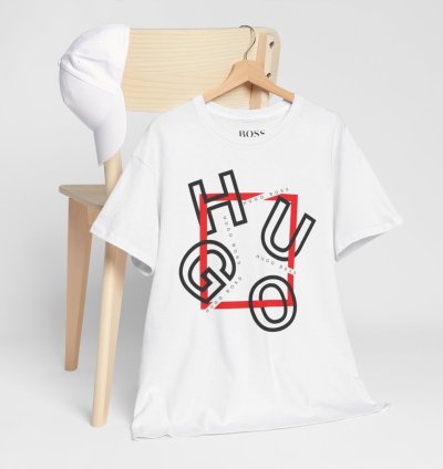 HUGO BOSS Shirt Size Usa S to 5XL White