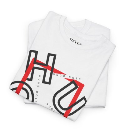 HUGO BOSS Shirt Size Usa S to 5XL White