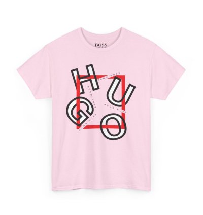 HUGO BOSS Shirt Size Usa S to 5XL Light Pink